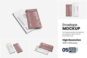 Envelope Mockup, a Product Mockup by bimockup