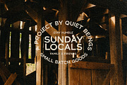 Go Forth - Vintage Sans-Serif Font, a Handwritten Font by Quiet Beings Design Studi (Thumbnail 5 of 9)