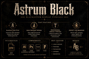Astrum Black – Gothic Blackletter, a Blackletter Font by Wow Magic (Thumbnail 2 of 4)