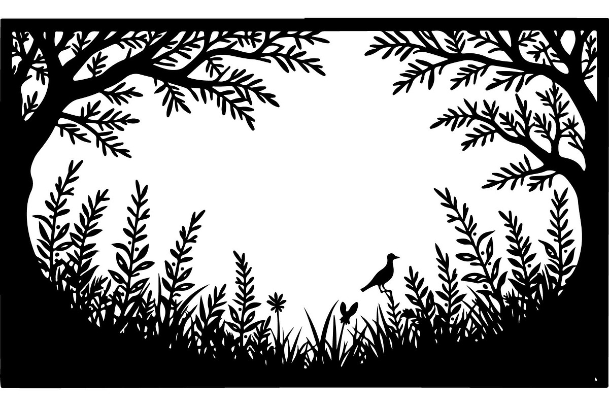 Nature Frame SVG Bundle Collection, an Object Graphic by Creativeshirt (Photo 7 of 10)