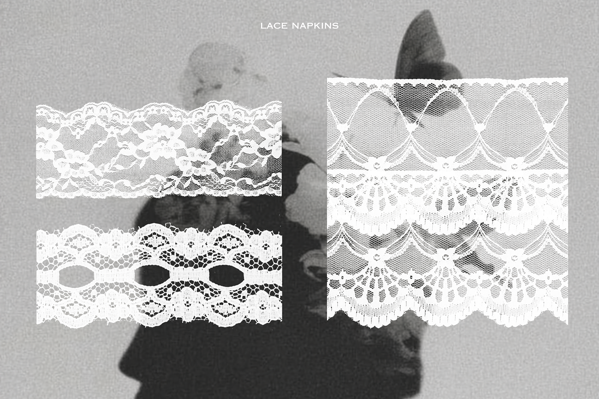 Vintage Lace Doilies & Borders, an Object Graphic by Kristina&Co (Photo 6 of 10)