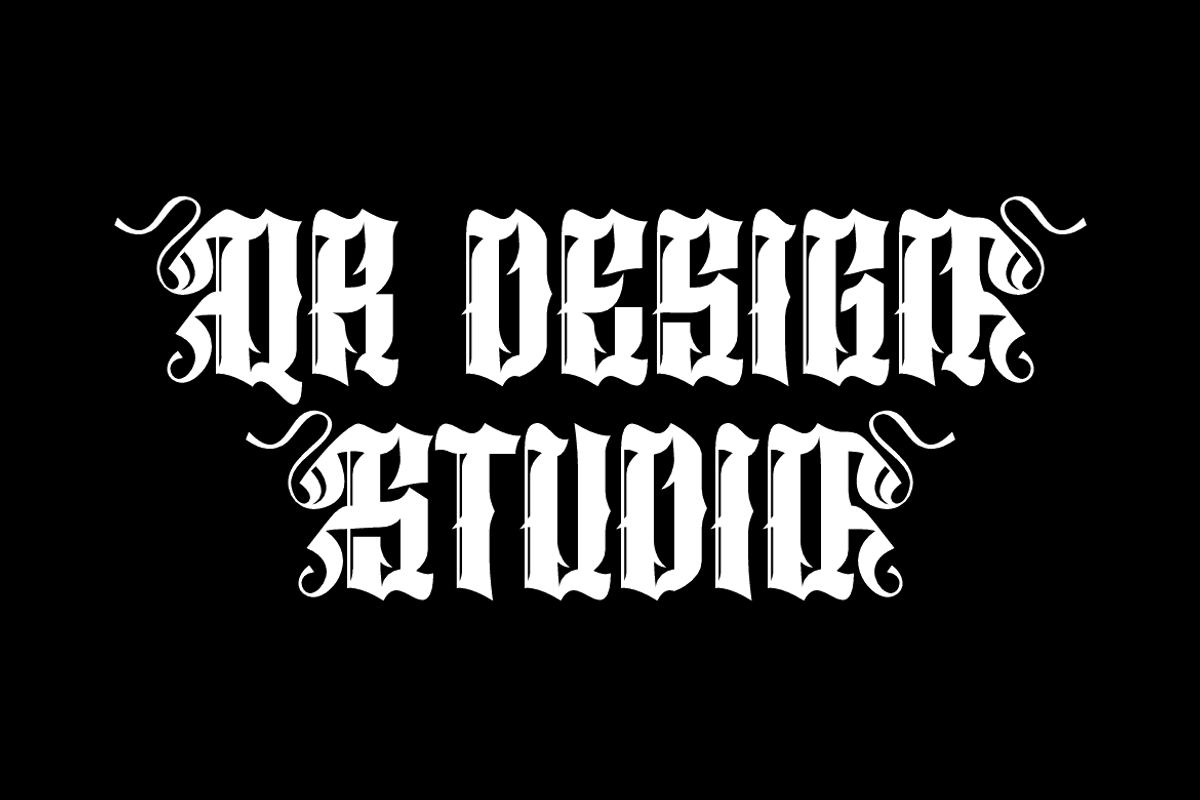 Hole Blofez - Old English Font, a Blackletter Font by QR Design Studio (Photo 4 of 9)