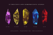 Gemstones & Crystals, an Object Graphic by RuleByArt (Thumbnail 18 of 18)