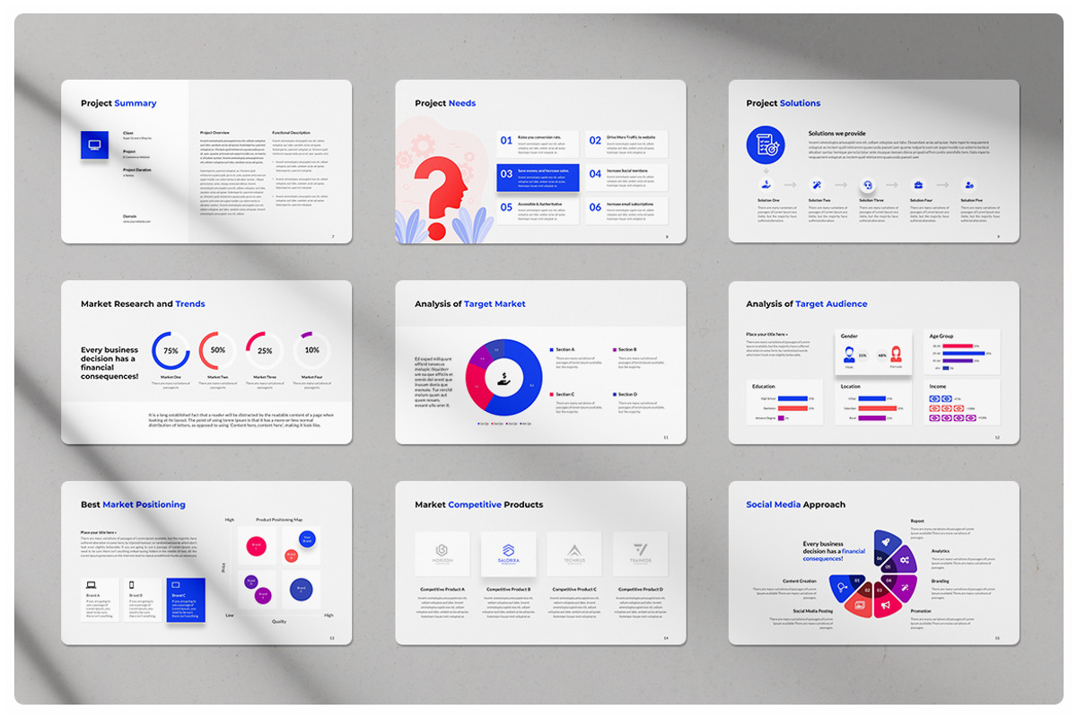 Proposal Presentation Template, a Presentation Template by StudioGraficso (Photo 3 of 11)