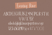 Evening River - Elegant Display Type, a Font by Littlehand (Thumbnail 8 of 8)