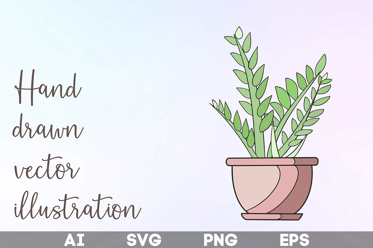 Potted Plants SVG Bundle, a Graphic by KostaDigitalArt (Photo 3 of 10)