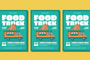 Food Truck Flyer Set, a Flyer Template by Patria Ari (P4tcreativa) (Thumbnail 4 of 4)