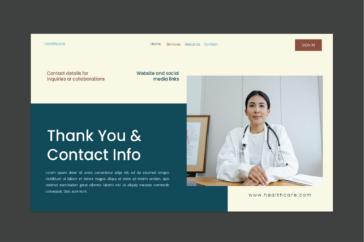 Healthcare Keynote Template, a Presentation Template by Caprio Studio (Photo 6 of 6)