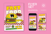 Fast Food Restaurant Promotion Flyer, a Flyer Template by graphicook (Thumbnail 1 of 3)