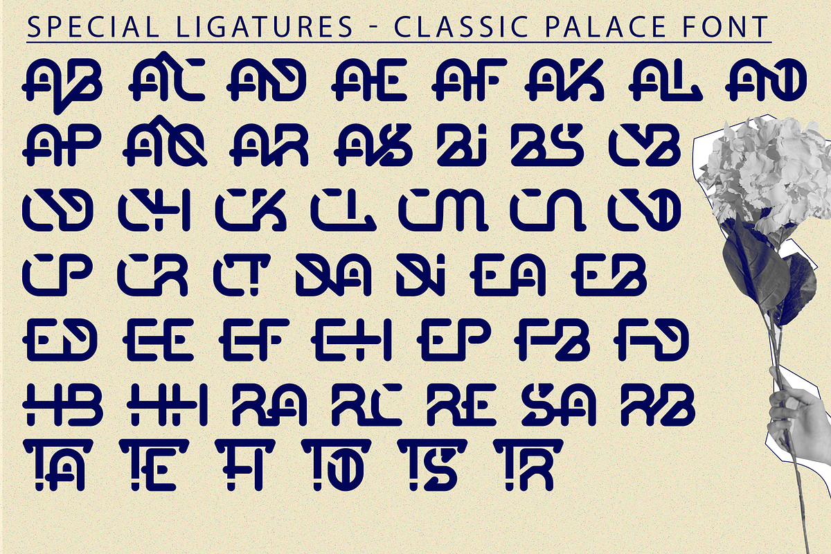 CLASSIC PALACE - Futuristic Font, a Sans Serif Font by 177Studio (Photo 7 of 8)