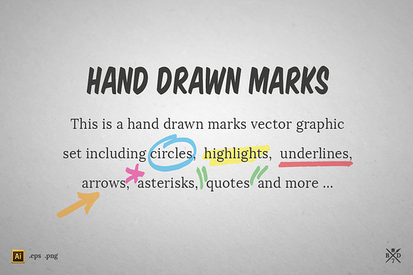 Hand drawn marks preview 5