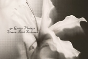 Halftone Floral Backgrounds, a Background Graphic by Natali Batu (Thumbnail 4 of 8)