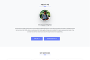 Selfme -Responsive Personal Template, a Bootstrap Template by Pichforest Studio (Thumbnail 2 of 7)