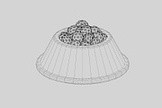 Dog food Bowl Stainless Steel Food, an Object 3D Model by fahad121 (Thumbnail 6 of 7)