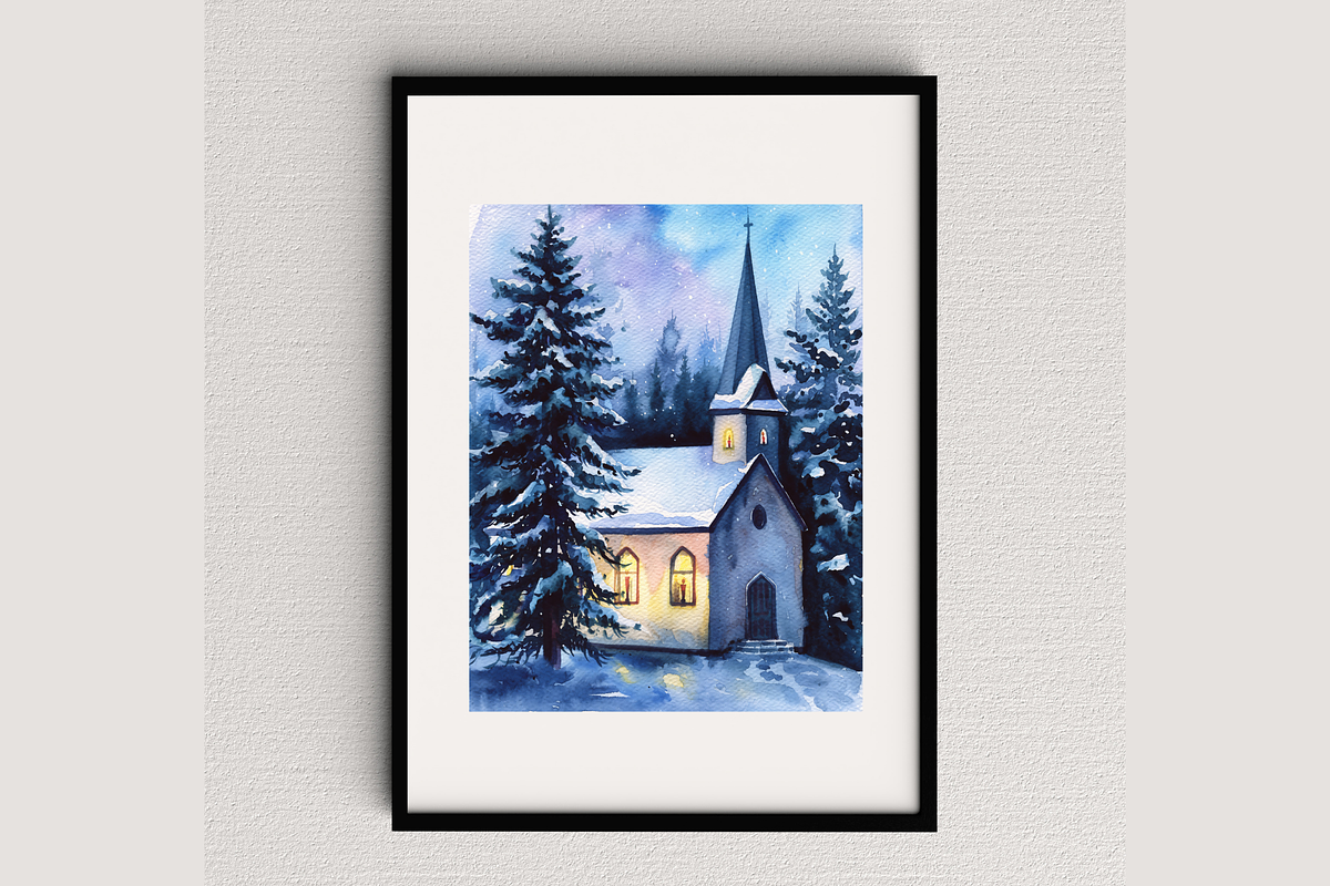 Snowy Dreams Winter Coloring Bundle, a Seasonal Illustration by Daffodil Dream Studio (Photo 8 of 10)