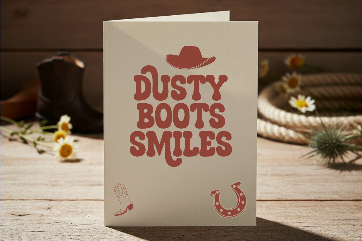 Stay Howdy - Cute Western Font, a Handwritten Font by SaktiAvellin (Photo 6 of 8)