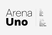 Arena Uno - Modern Font Family, a Sans Serif Font by Designova® (Thumbnail 12 of 17)