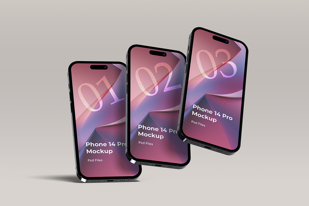 iPhone 14 Pro Mockup, an iPhone Mockup by graphicpages (Photo 14 of 18)