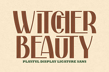 Withcher Beauty | Ligature Sans