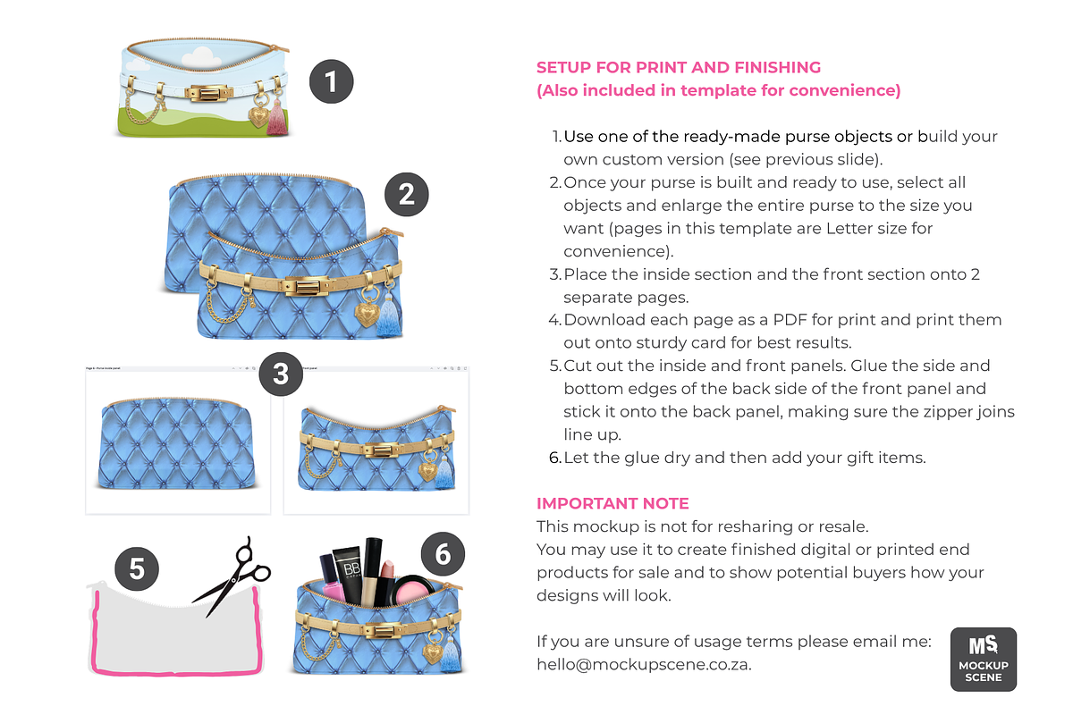 Paper Purse Builder Canva Mockup, a Product Mockup by Mockup Scene (Photo 5 of 10)