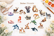Mom and Baby Animal Sublimation, an Illustration by Artnoy (Thumbnail 5 of 8)