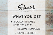 Creative Resume Template for Word, a Resume Template by SharpResumeFoundry (Thumbnail 4 of 4)