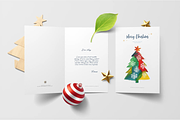 Christmas Card Mockup, an Advertising Mockup by Xtrahive (Thumbnail 2 of 4)