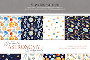 Astronomy watercolor collection, an Illustration by CrystalinaShop (Thumbnail 10 of 10)