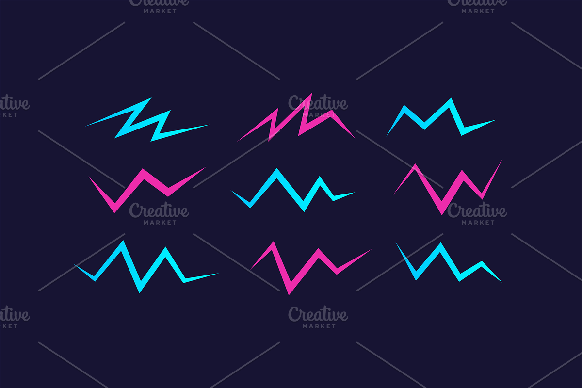 Neon Retro 80s Elements Pack, an Object Graphic by DenysHolovatiuk (Photo 7 of 10)