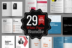 White Paper Bundle, a Brochure Template by ContestDesign