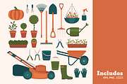 Gardening illustrations and elements, a Food Illustration by Dasha Efremova (Thumbnail 3 of 5)