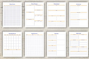 Printable Life Planner Template, a Stationery Template by Design House (Thumbnail 3 of 9)