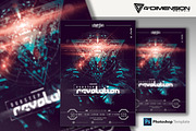 Dubstep Revolution Flyer Template, a Flyer Template by Ravi Rajcoomar (Thumbnail 1 of 3)