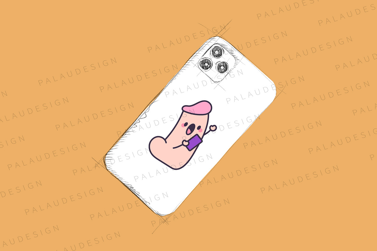 Cute Kawaii Male organ Characters, a Decorative Illustration by Palau (Photo 7 of 12)