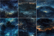 Nocturne - Seamless Night Patterns, a Pattern Graphic by Pixel Perfect Patterns (Thumbnail 8 of 9)