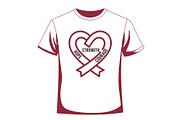 Cancer Awareness T Shirt Design Set, a Healthcare Illustration by balal (Thumbnail 9 of 30)