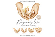 Loss Pregnancy 1-3rd trimester Lost, an Illustration by EkaterinaViArt (Thumbnail 1 of 7)