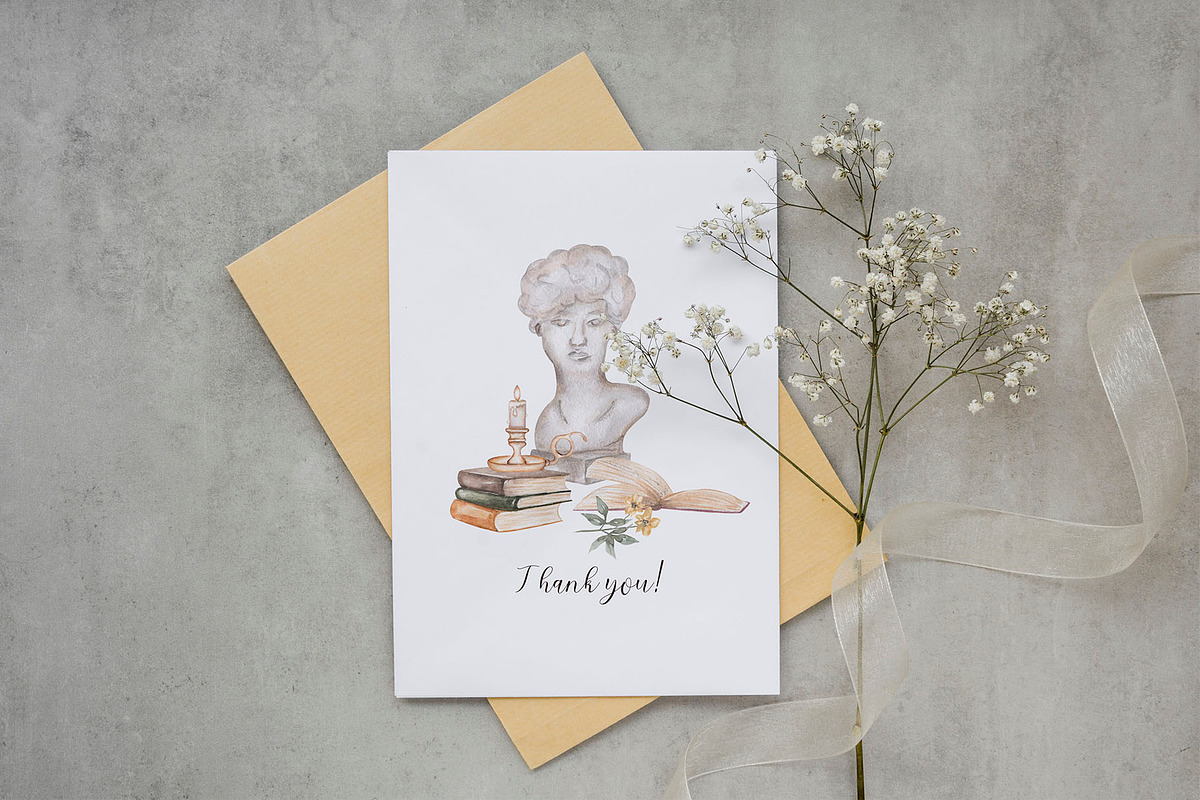 Watercolor Vintage Aesthetic, a Decorative Illustration by MayaNavits (Photo 15 of 15)