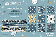 Cute space cats - graphic collection, a Pattern Graphic by Cuteanny Design (Thumbnail 10 of 10)