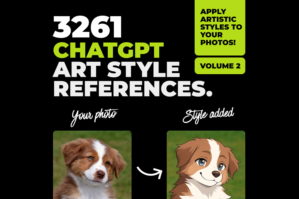 3261 Art Styles For ChatGPT (Vol 2), a Decorative Illustration by Sevenstyles (Photo 1 of 6)