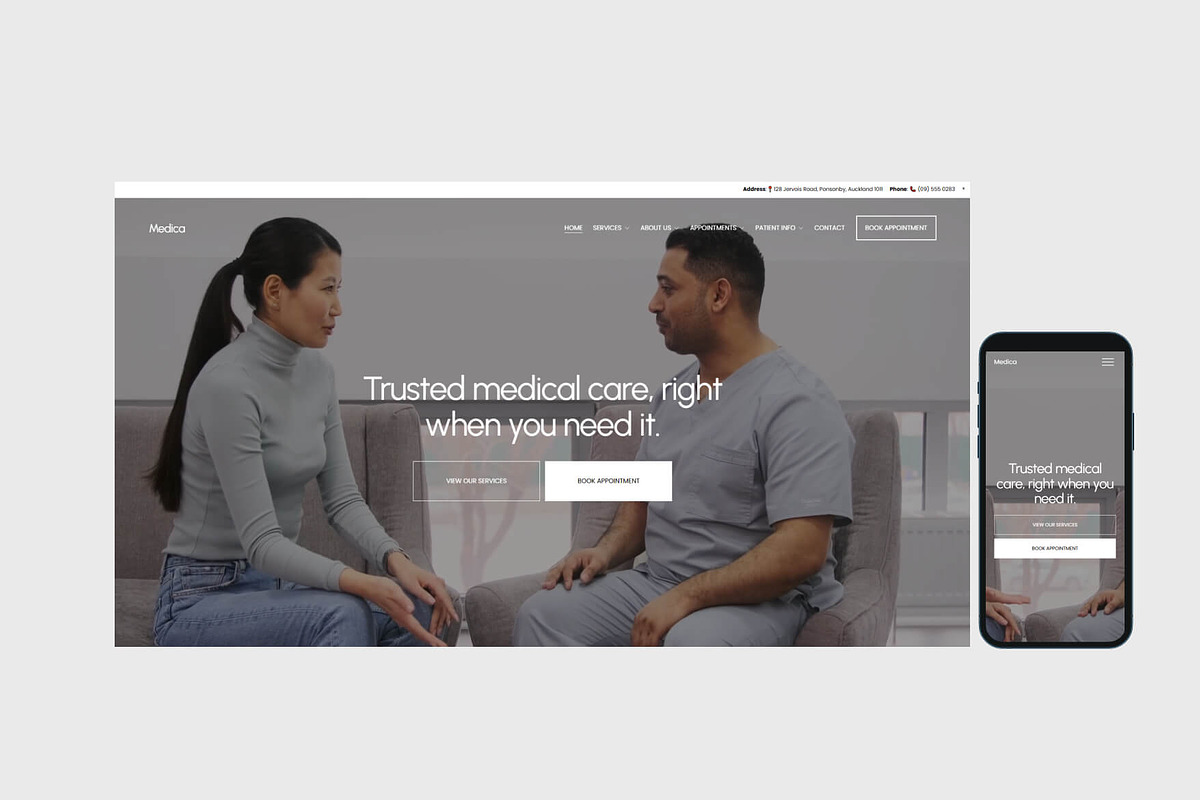 Clinic - Squarespace Website Template preview 3