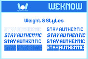 Stay Authentic font, a Font by weknow (Thumbnail 6 of 8)
