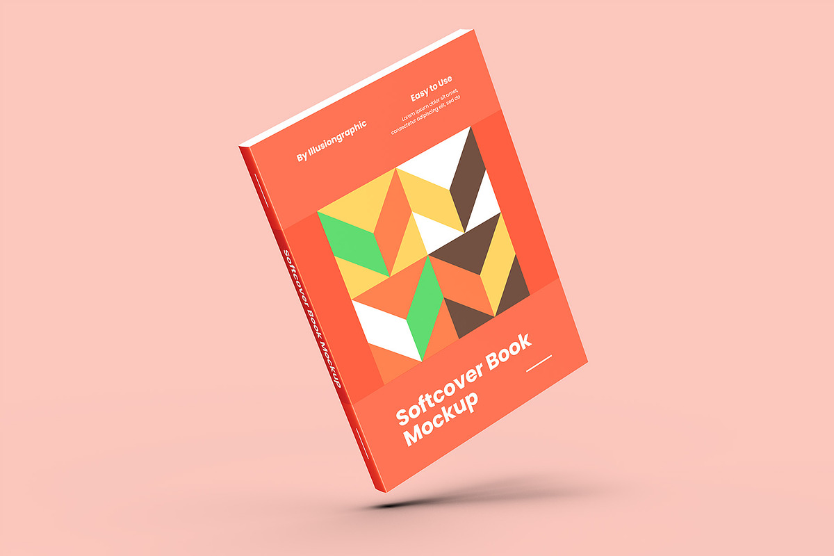 Softcover Book Mockup - 12 views, a Books & Magazine Mockup by Illusiongraphic (Photo 9 of 25)