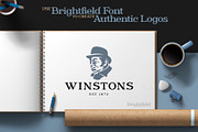 Brightfield Serif Font, a Serif Font by Cyritron (Thumbnail 12 of 12)