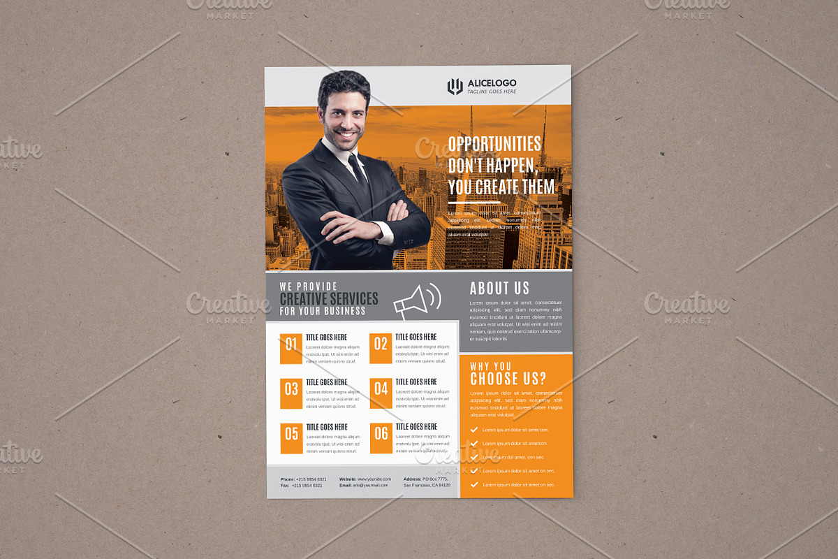 Flyer Template, a Flyer Template by Alice_s (Photo 5 of 10)