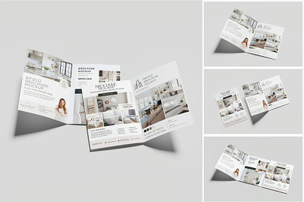 Bifold Brochure Mockup, an Advertising Mockup by xcreativeartstudio