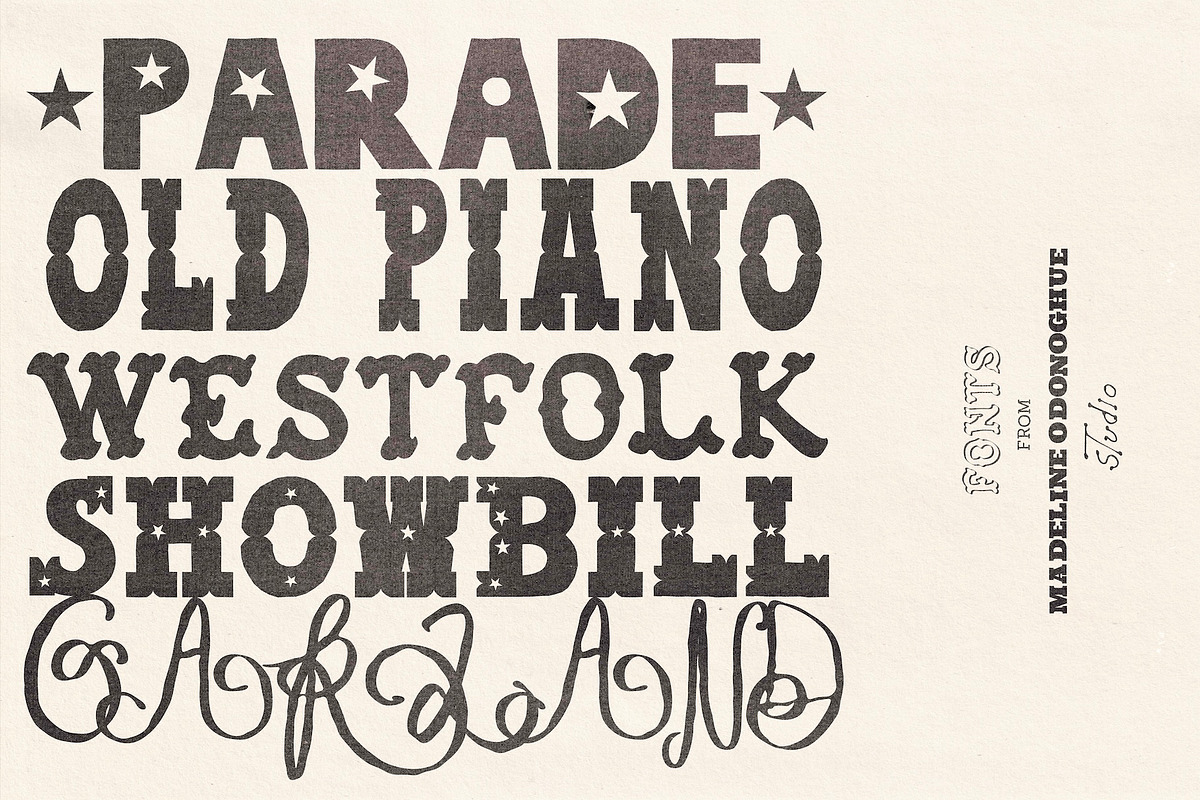 Old Piano | Hand Crafted Font, a Handwritten Font by Madeline ODonoghue Design (Photo 6 of 10)