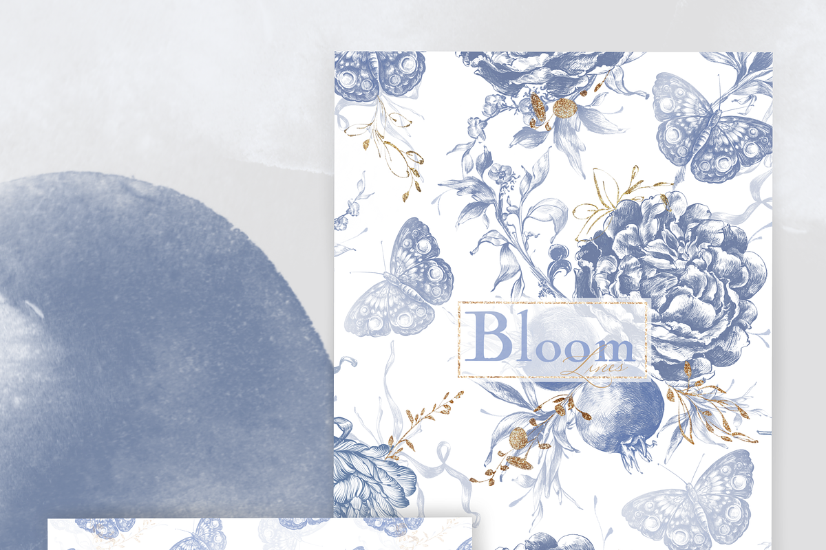 Flowers victorian baroque bundle, a Decorative Illustration by Edith’s World (Photo 5 of 9)
