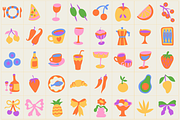 Summer. Vector illustrations, prints, a Graphic by venimo (Thumbnail 3 of 11)