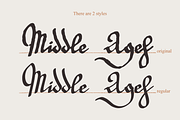 Parochus medieval script font family, a Blackletter Font by kaer_shop (Thumbnail 8 of 10)